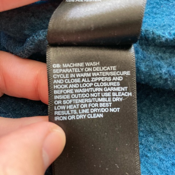 EUC Women’s Ocean Blue North Face Full Zip Jacket Size M - Picture 9 of 13